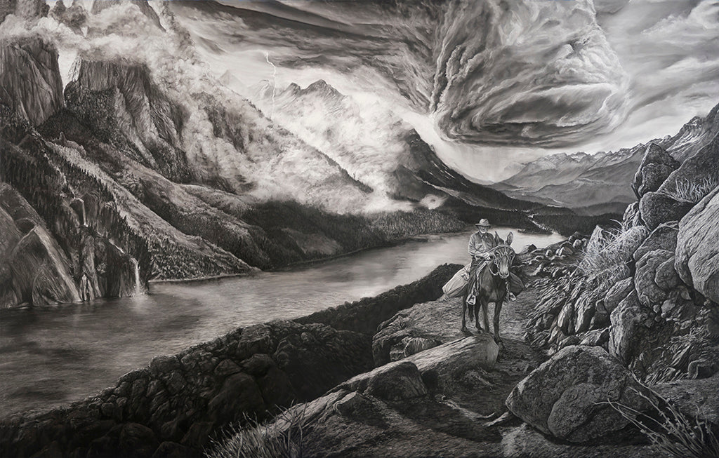 The Journeyman at Saddlepoint Limited Edition Archival Reproduction